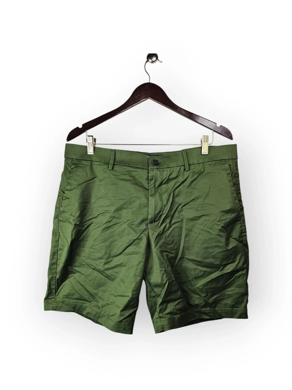 Banana Republic Core Temp Chino Shorts | Men’s Size 36 Olive Green